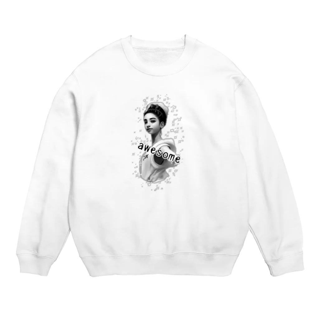 森のぱれるのawesome Crew Neck Sweatshirt