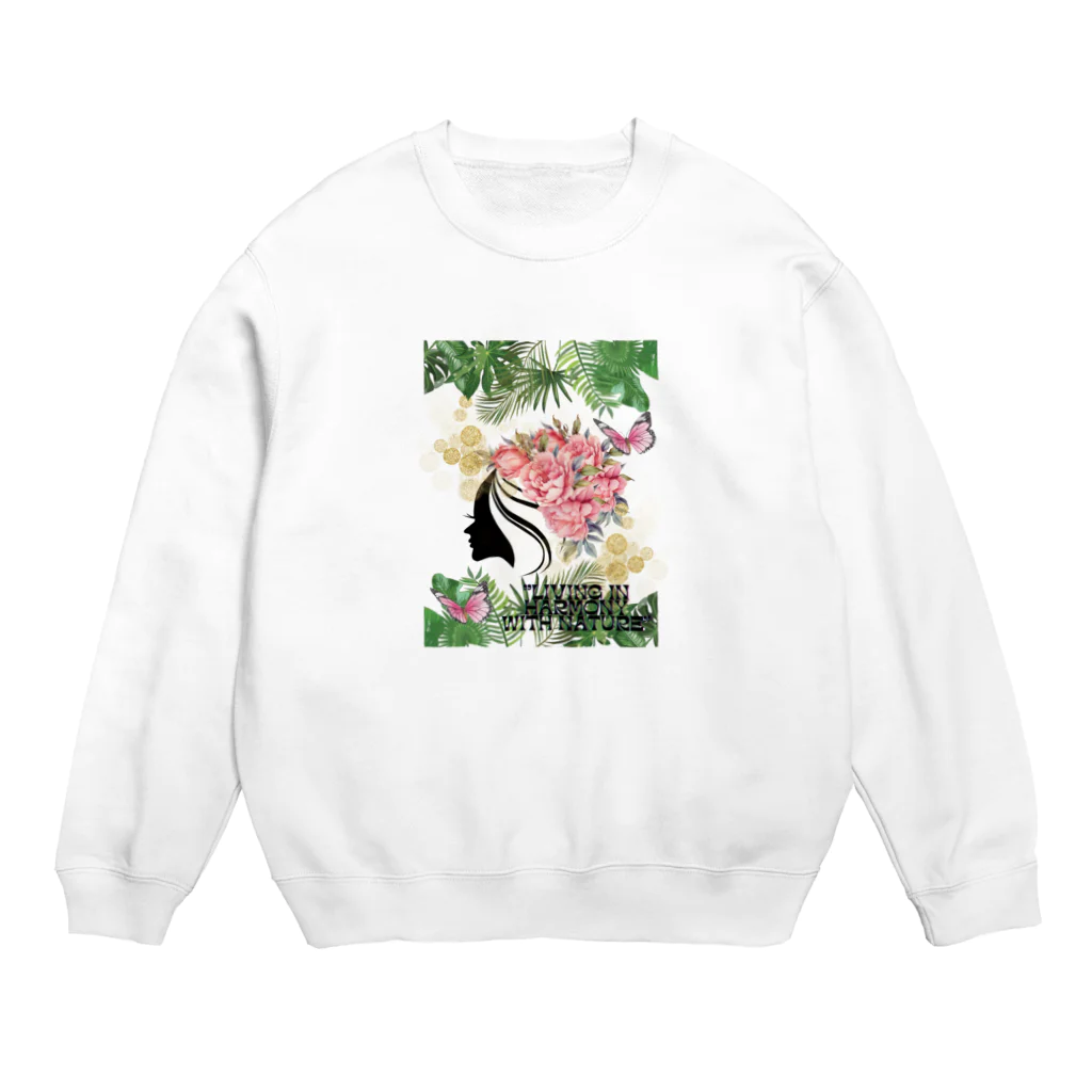 cammy_のLIVING IN HARMONY WITH NATURE Crew Neck Sweatshirt