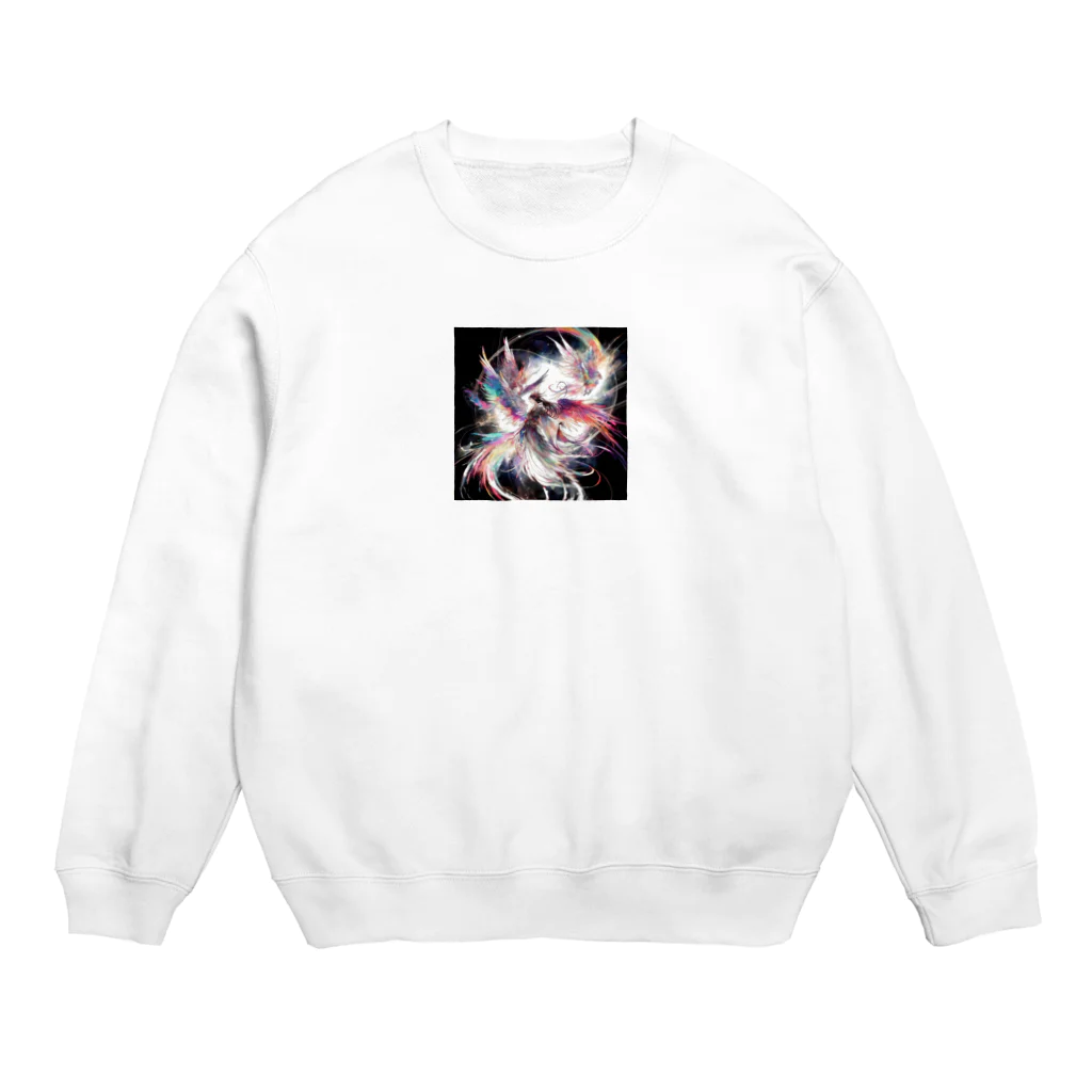 anazawaの白き翼、黒き翼。その手に抱くは愛しの君! Crew Neck Sweatshirt