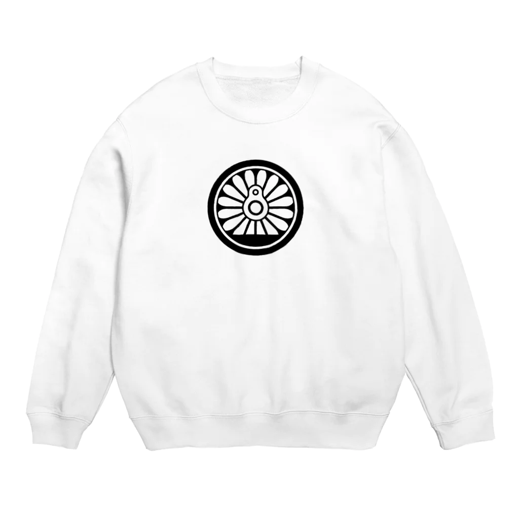 レールファン&スピリチュアルアイテムショップの動輪デザイン　ＳＬの車輪 Crew Neck Sweatshirt