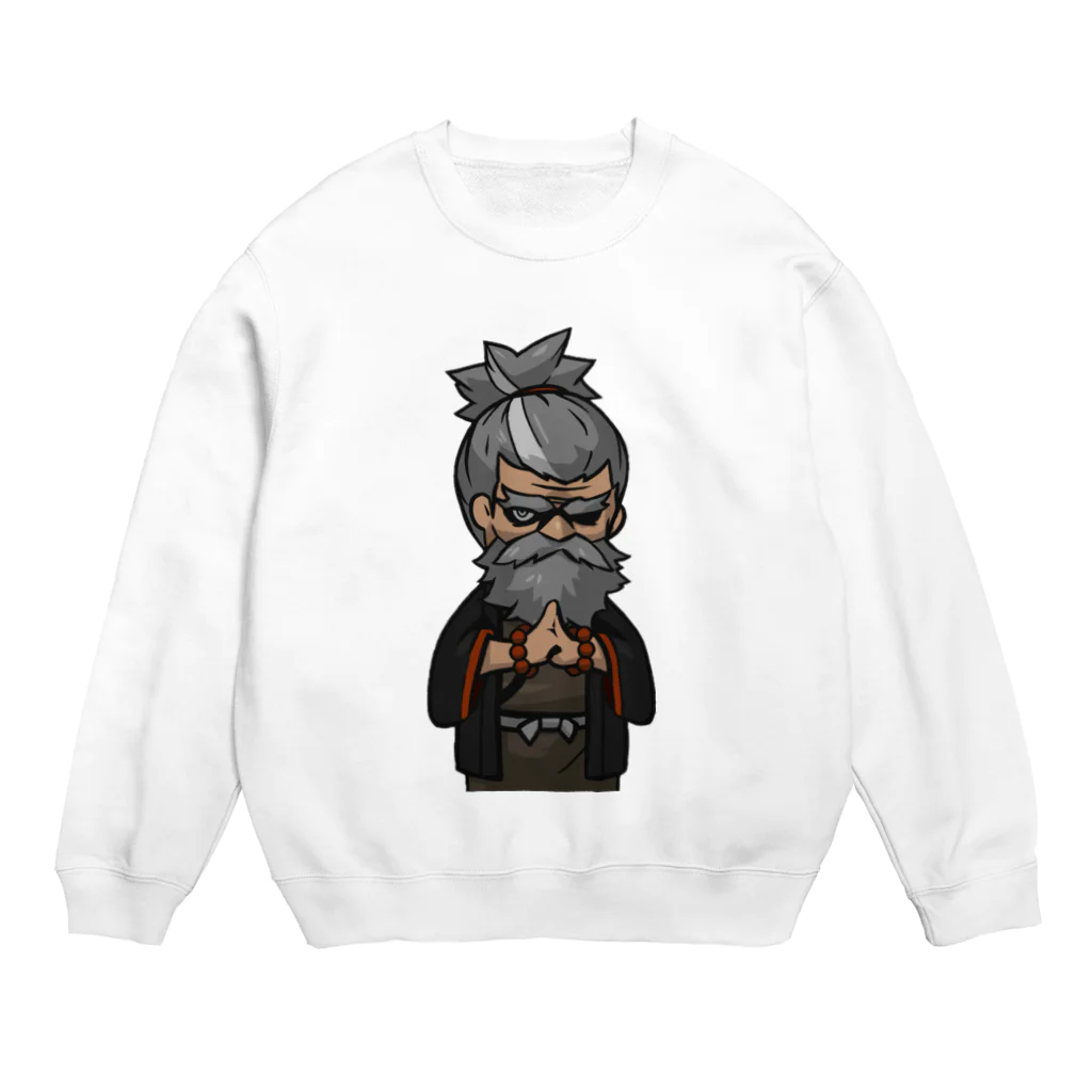 みたらし団子のふたたまちゃんの岩爺（がんじい） Crew Neck Sweatshirt