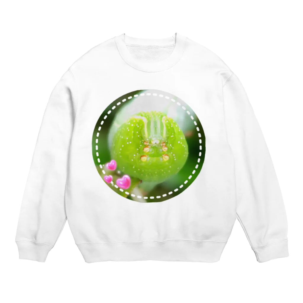 ニムニムのお部屋の幼虫はアイドル♡ Crew Neck Sweatshirt