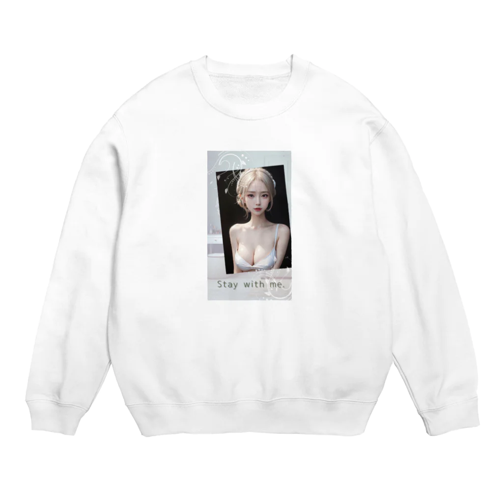 sounya sounyaの美女 図鑑（Stay with me.） Crew Neck Sweatshirt