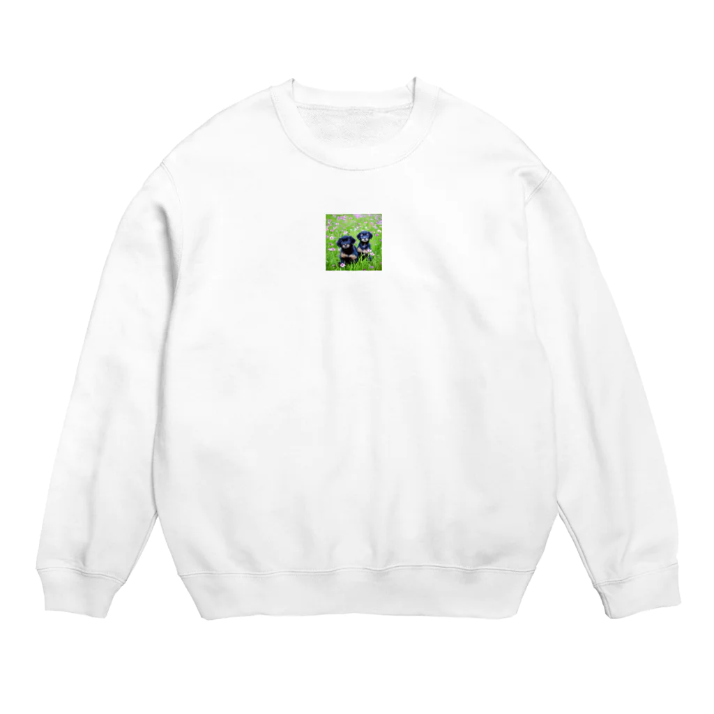 Mami HEXANFTのコスモス畑の癒し Crew Neck Sweatshirt