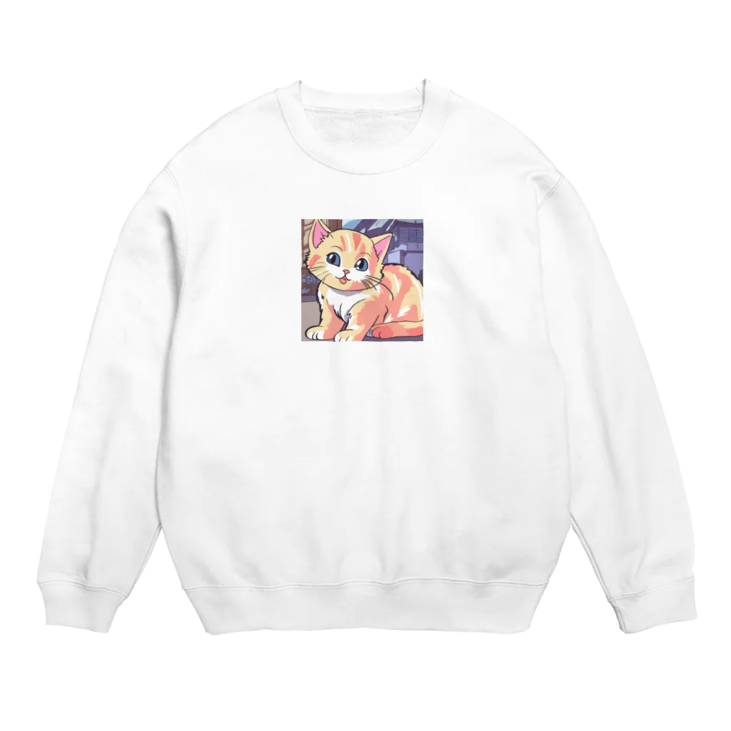 nakasaanのかわいい子猫グッズ Crew Neck Sweatshirt