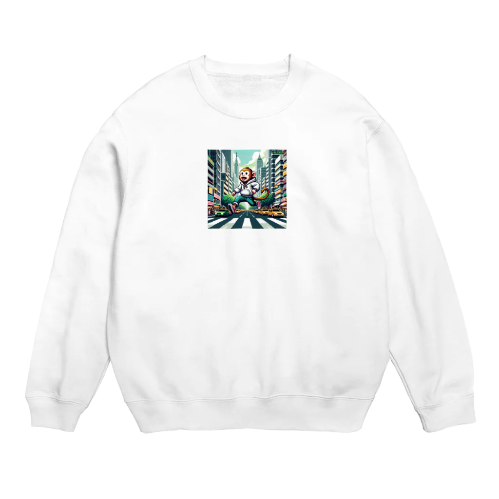 active-msk2のアーバンジャングルのリーダー Crew Neck Sweatshirt