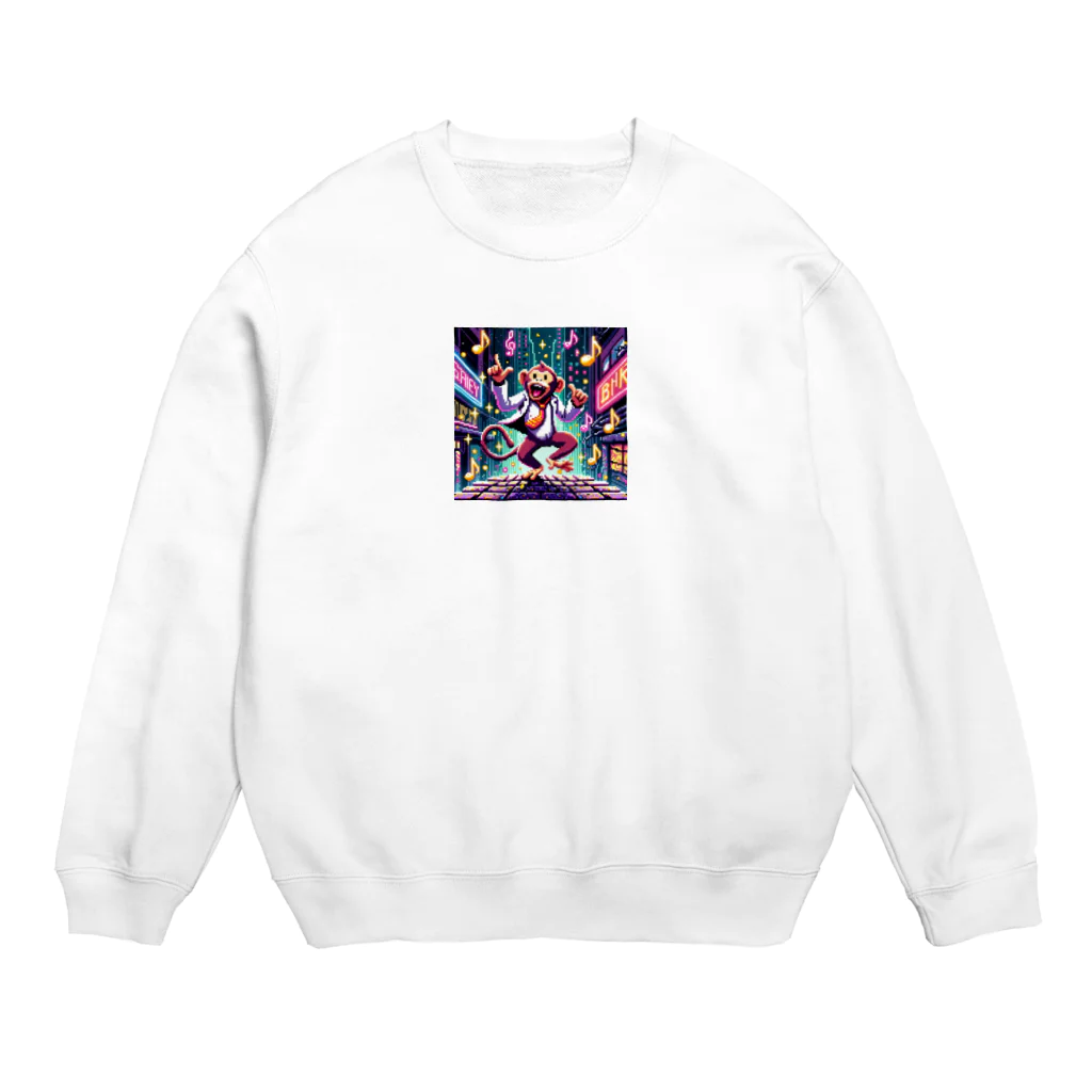 active-msk2のアンダーグラウンドモンキービート Crew Neck Sweatshirt