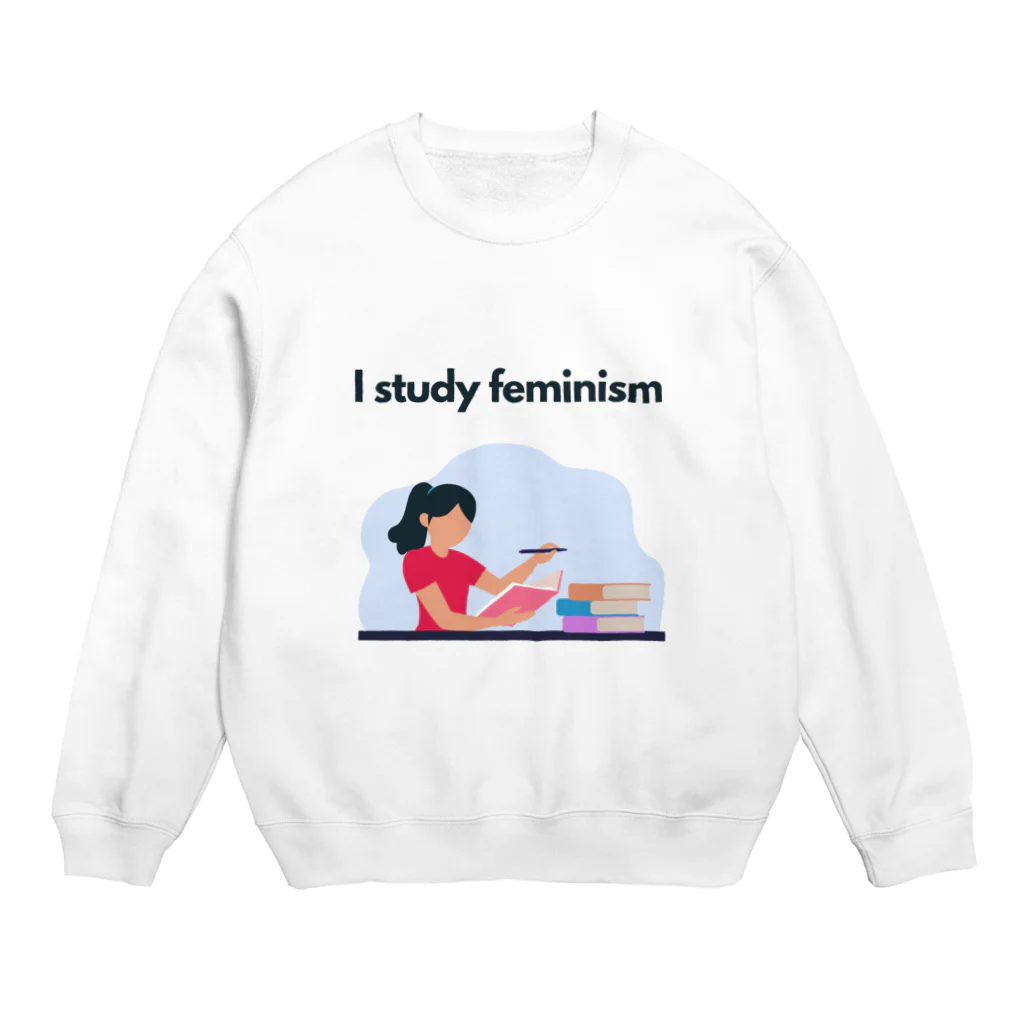 GG Voice & ActionのI study feminism 2 Crew Neck Sweatshirt