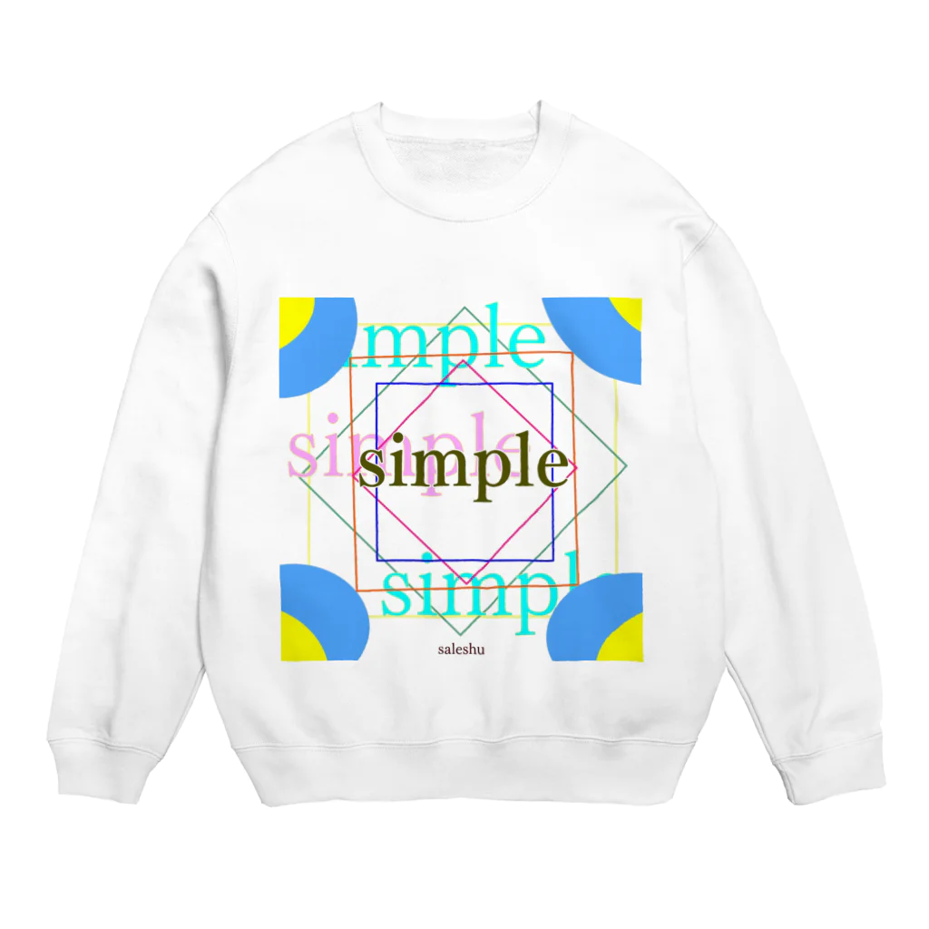 saleshuのsimple8 スウェット