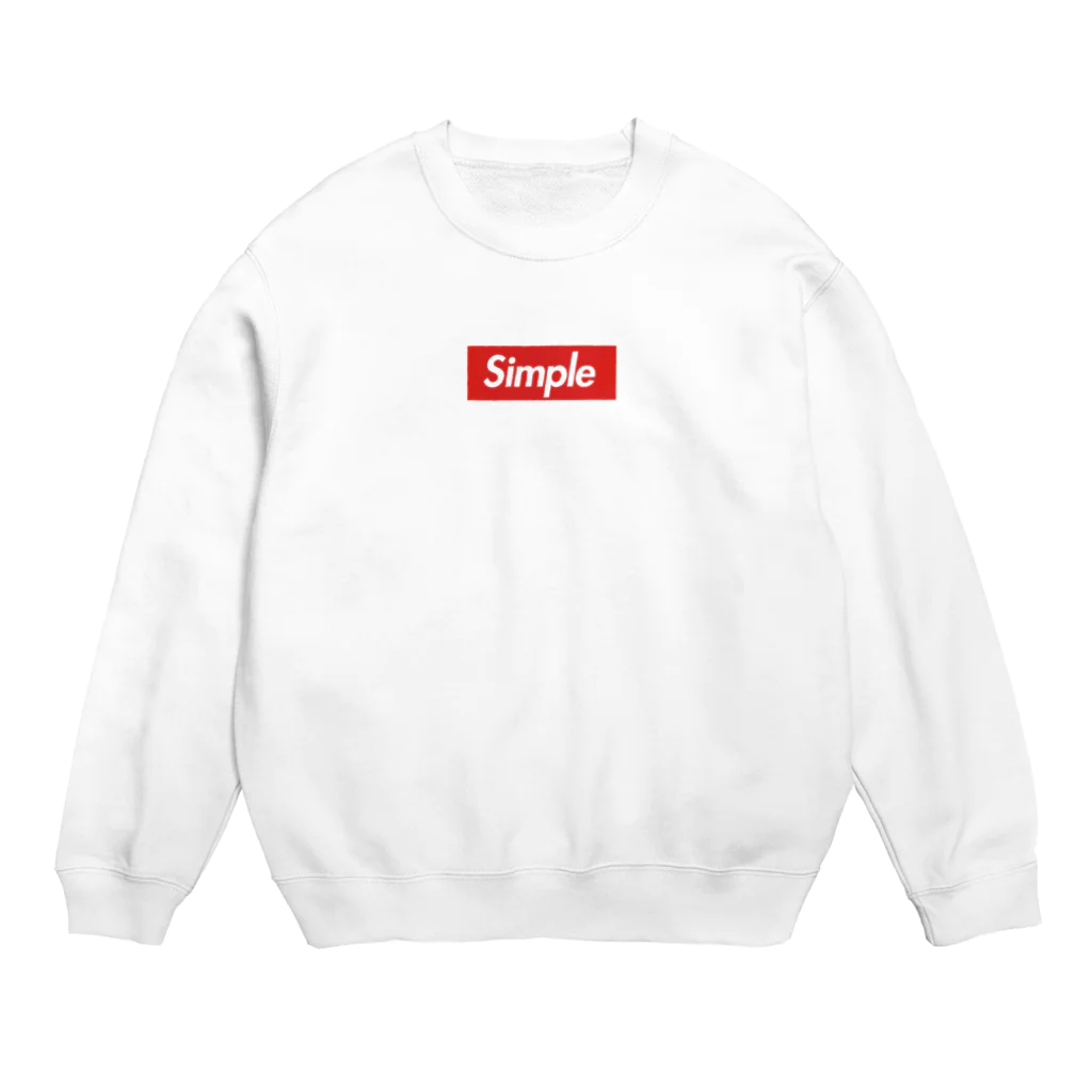 おもしろいTシャツ屋さんのシンプル　SIMPLE スウェット