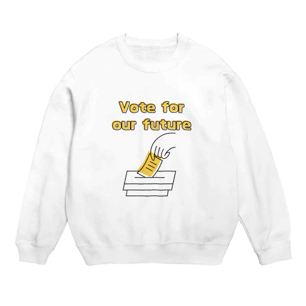 GG Voice & ActionのVote for our future Crew Neck Sweatshirt