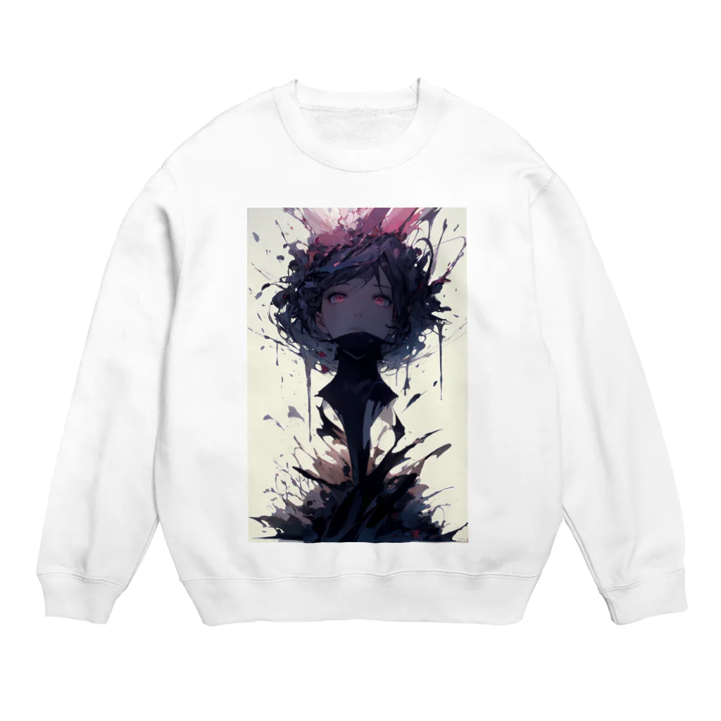 kotaの動物ショップの闇に落ちた美女 Crew Neck Sweatshirt