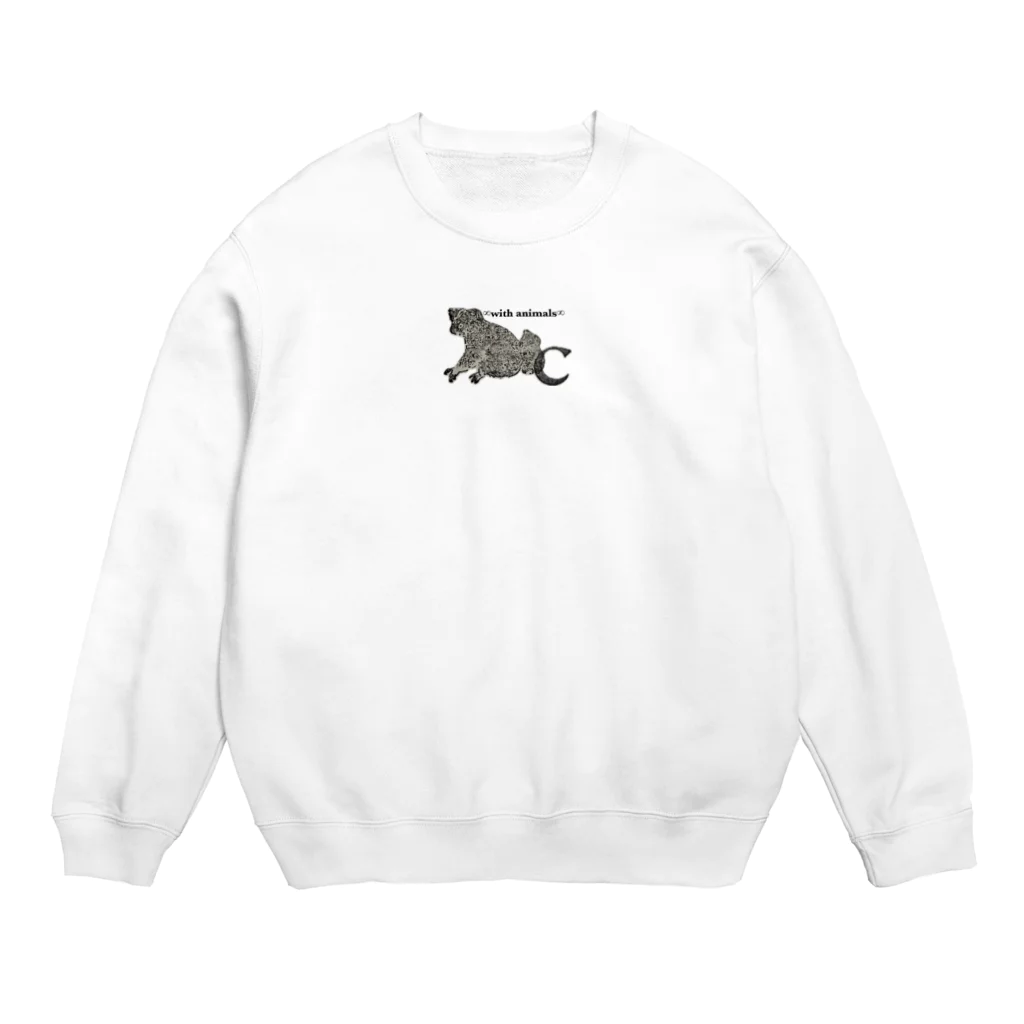 COCOERの∞with animals∞ Crew Neck Sweatshirt