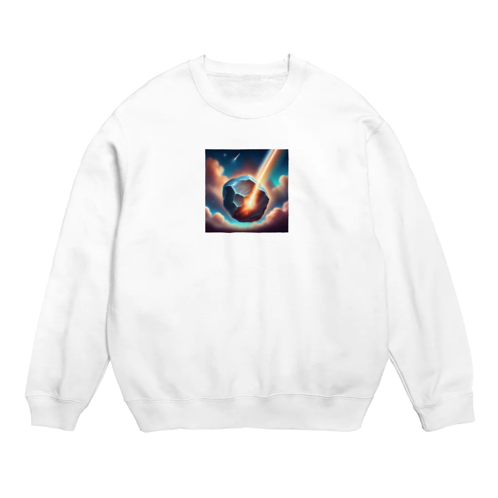 ZZRR12の巨大隕石 Crew Neck Sweatshirt