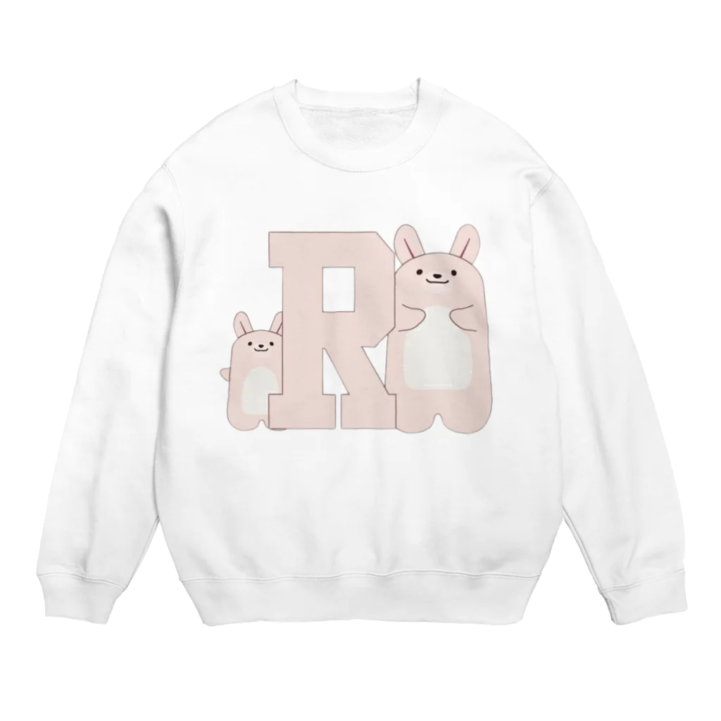 うさぎのらんまるさん【公式】のいつも手元にらんまるさん Crew Neck Sweatshirt