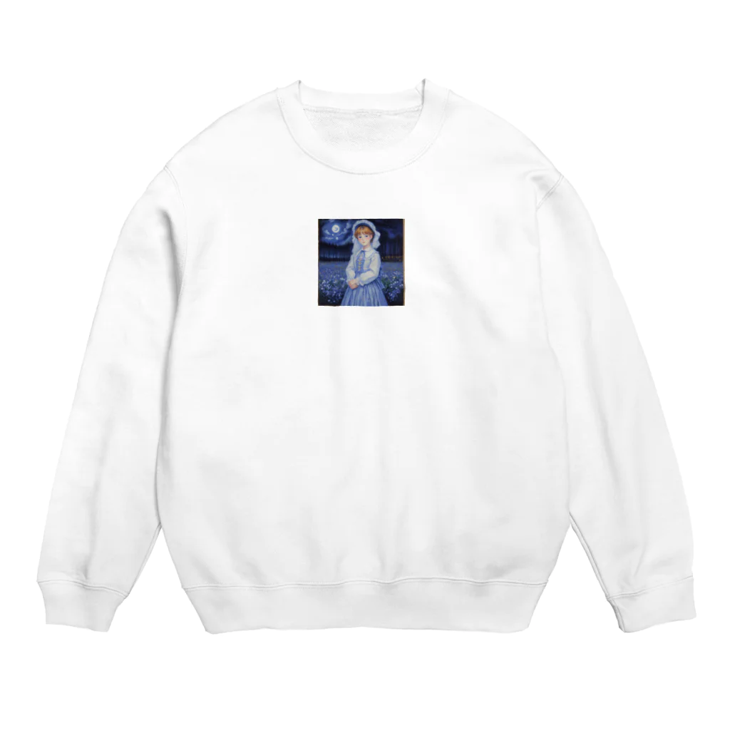 ZZRR12の月と共に輝く美女 Crew Neck Sweatshirt