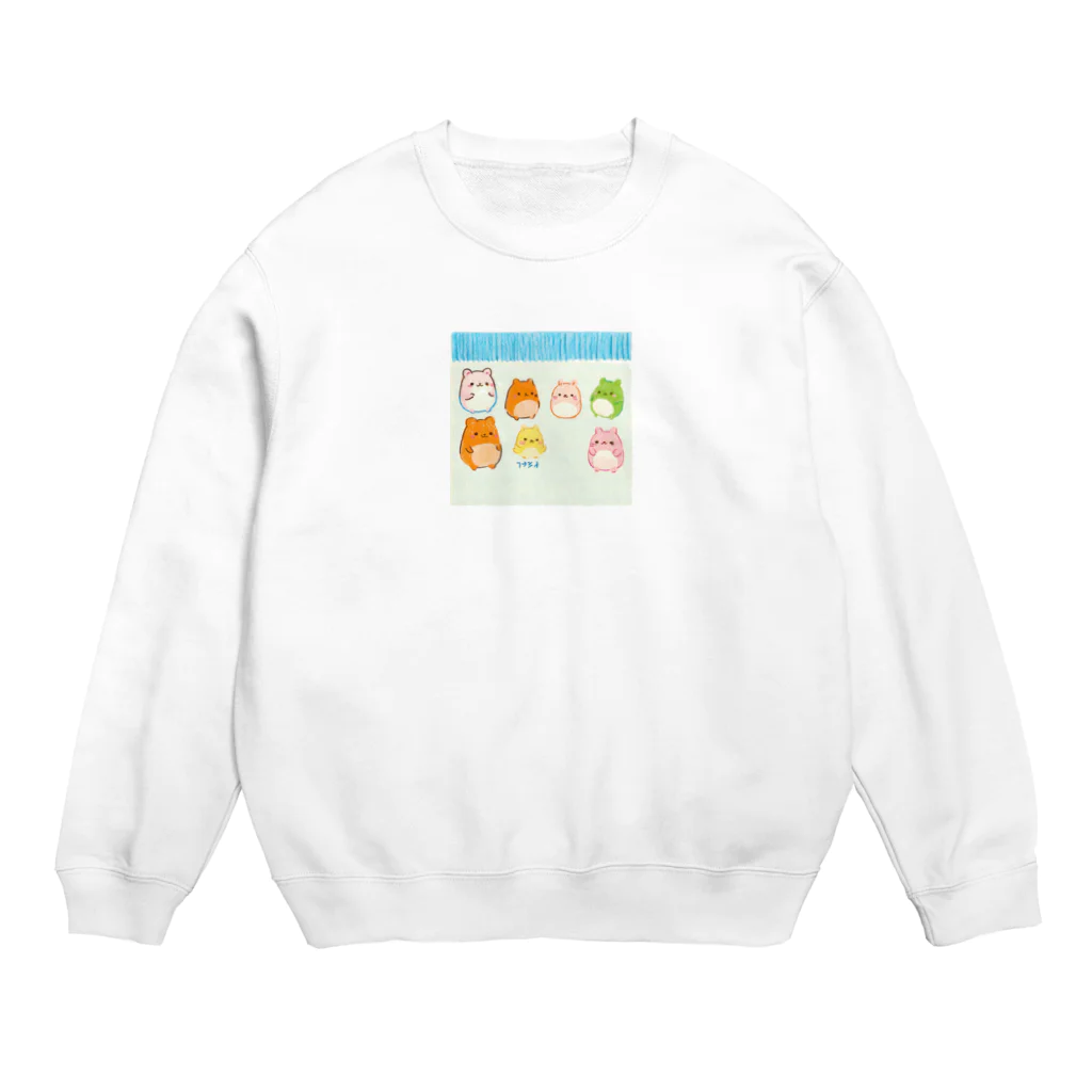 kilakilahikaruのずんぐりむっくり Crew Neck Sweatshirt