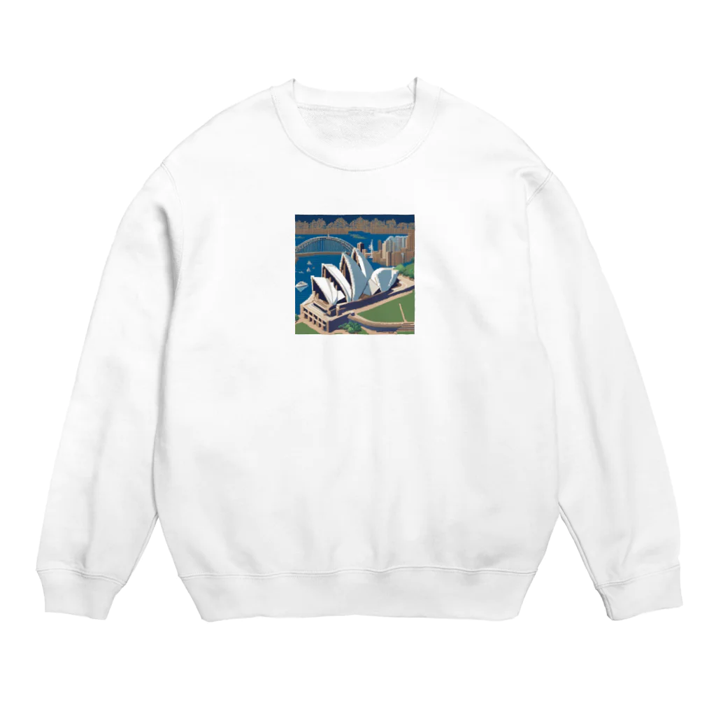 だいすけのシドニーオペラハウス Crew Neck Sweatshirt