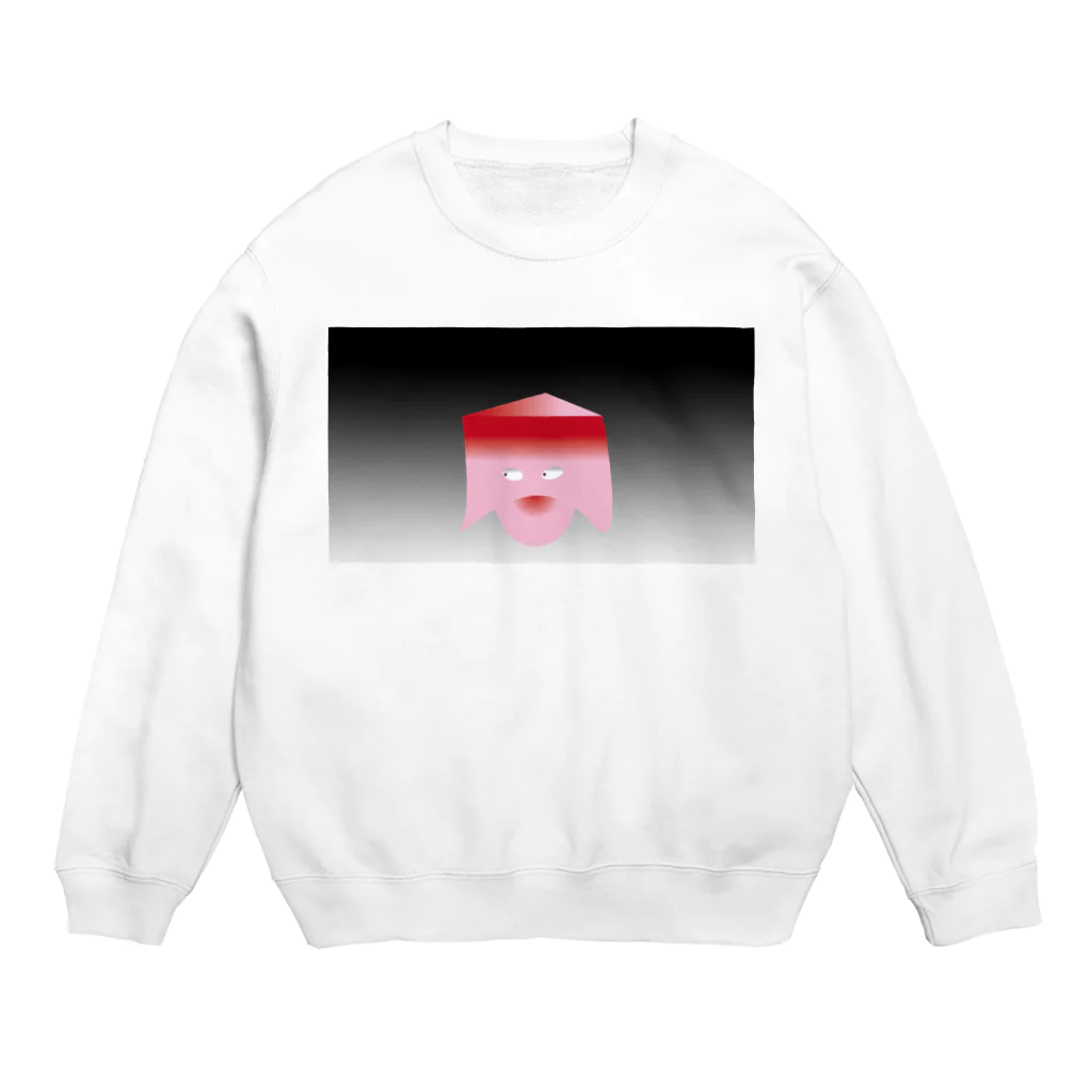 -urouro-のおかっぱの女の子(いじわる) Crew Neck Sweatshirt