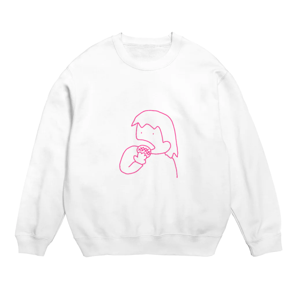 Tommmmyのワッフル姉さん Crew Neck Sweatshirt