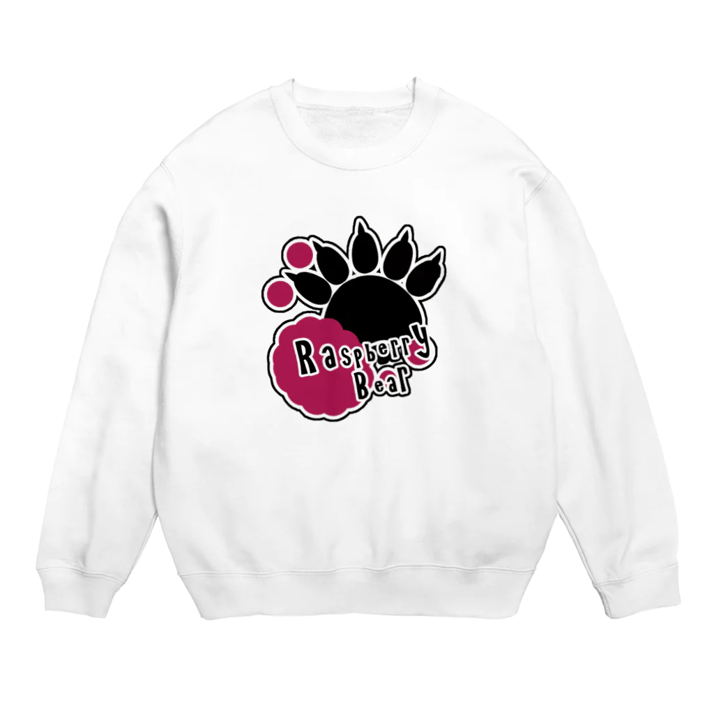 WhiteQuartetto/Raspberry BearのRaspberry Bear OFFICIAL GOODS Crew Neck Sweatshirt