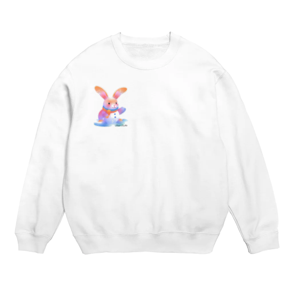 凜's グッズショップの雪うさぎちゃんグッズ Crew Neck Sweatshirt