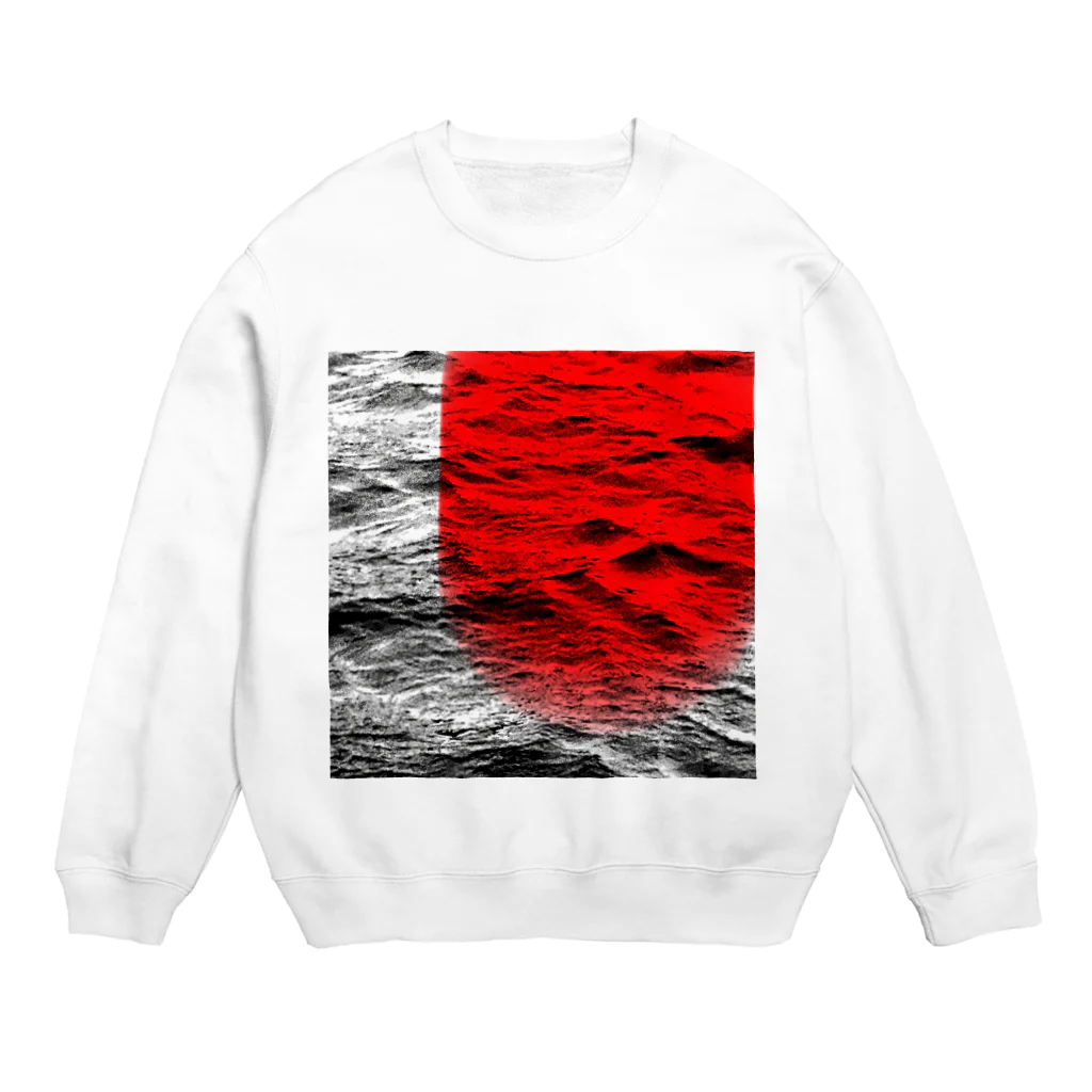 Miho's shopのfine art 2(red) Crew Neck Sweatshirt