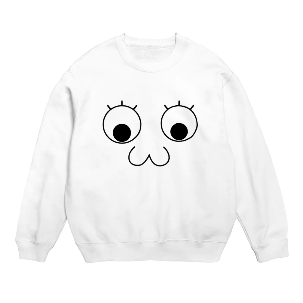 ringo6969の大きなお目々 - まつげありver. Crew Neck Sweatshirt