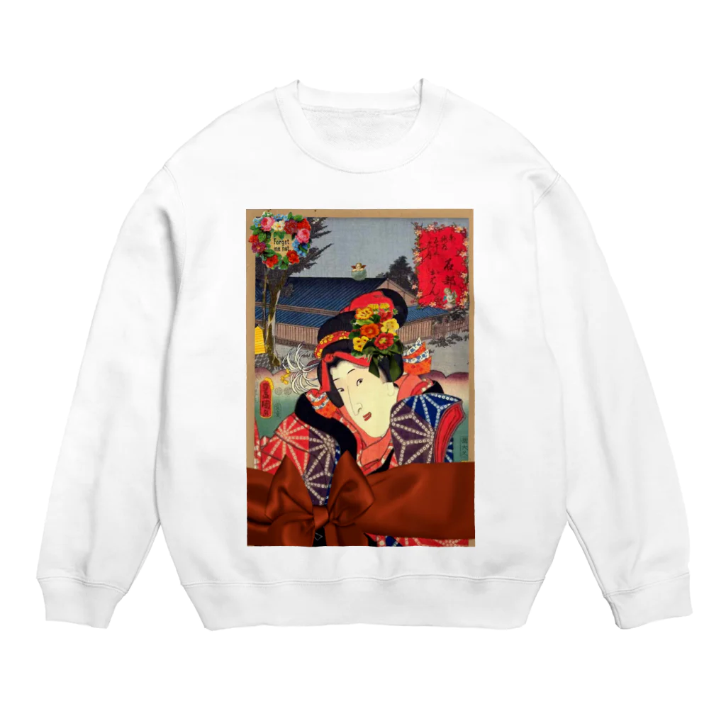 saitosekaiのお江戸ガーリー Crew Neck Sweatshirt