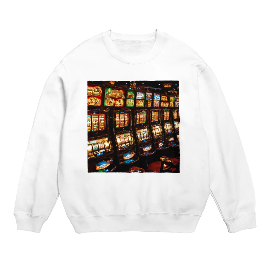 おしゃれなグッズ集の当たりそうなスロット Crew Neck Sweatshirt