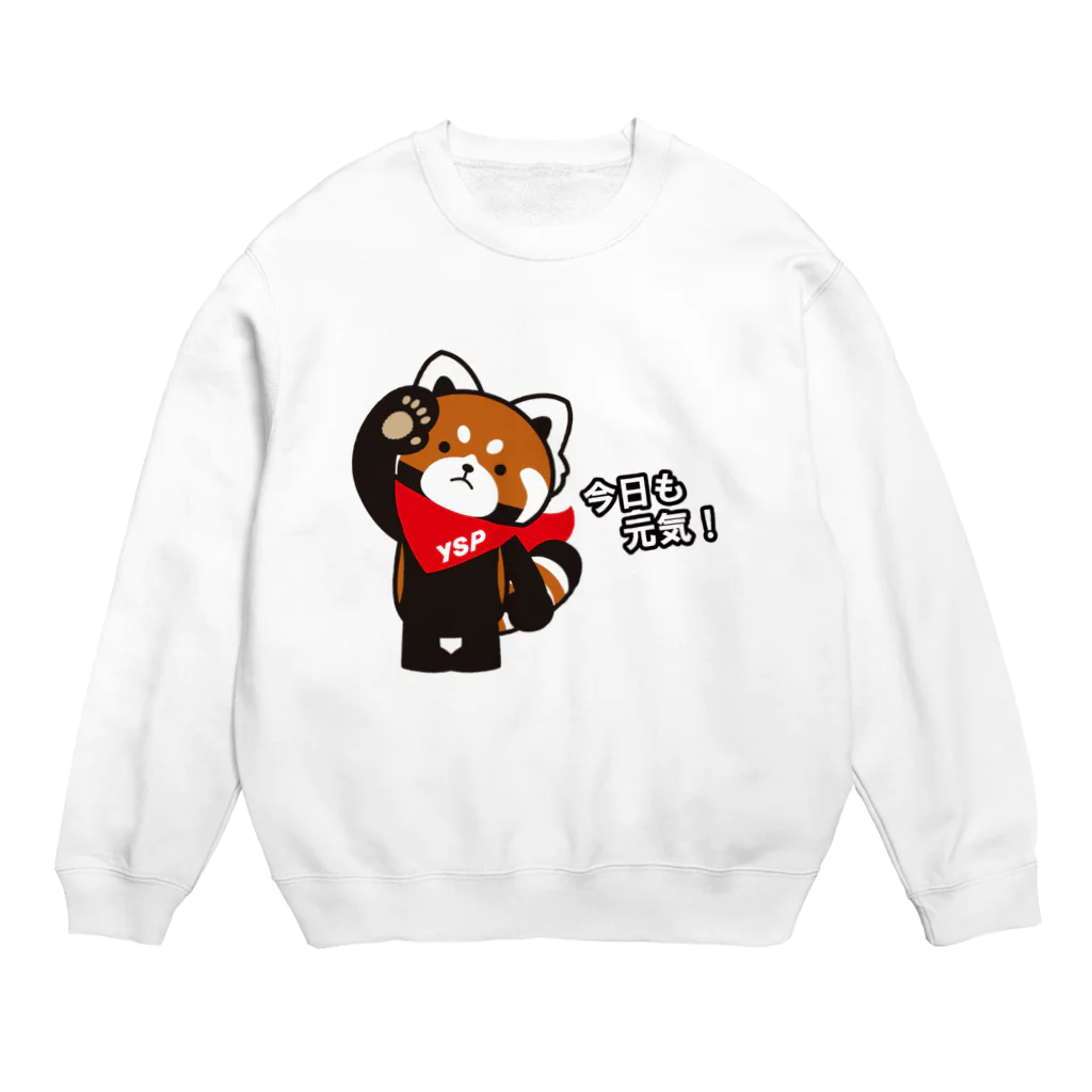 YSP-yokohamatotsukaのYSパンダ・今日も元気 Crew Neck Sweatshirt