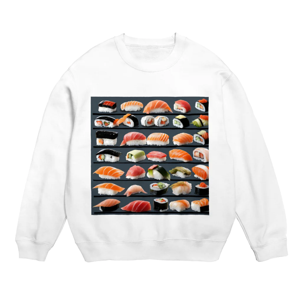 olafnの和の心　寿司 Crew Neck Sweatshirt