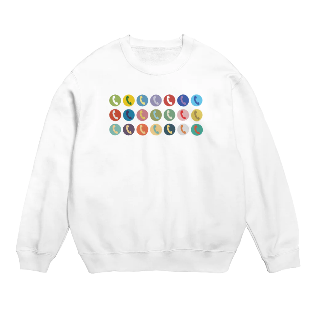 tomy1022のテレフォンマーク Crew Neck Sweatshirt