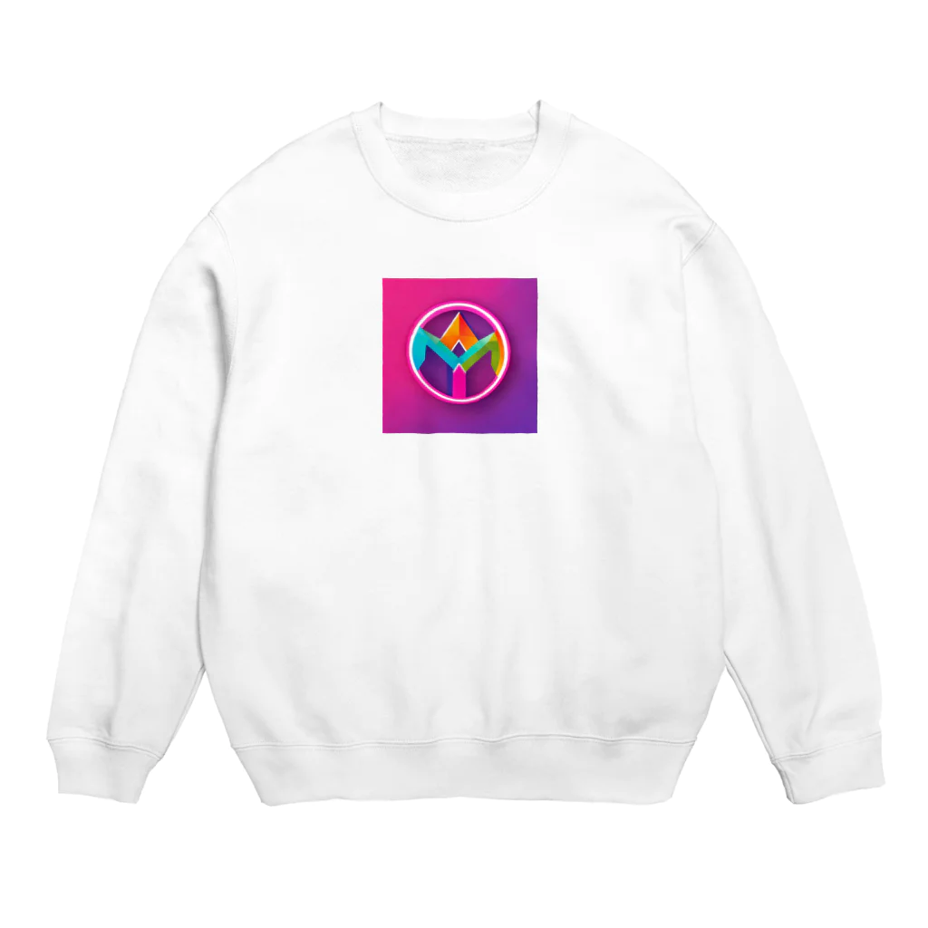 まさのスタイリッシュロゴ Crew Neck Sweatshirt