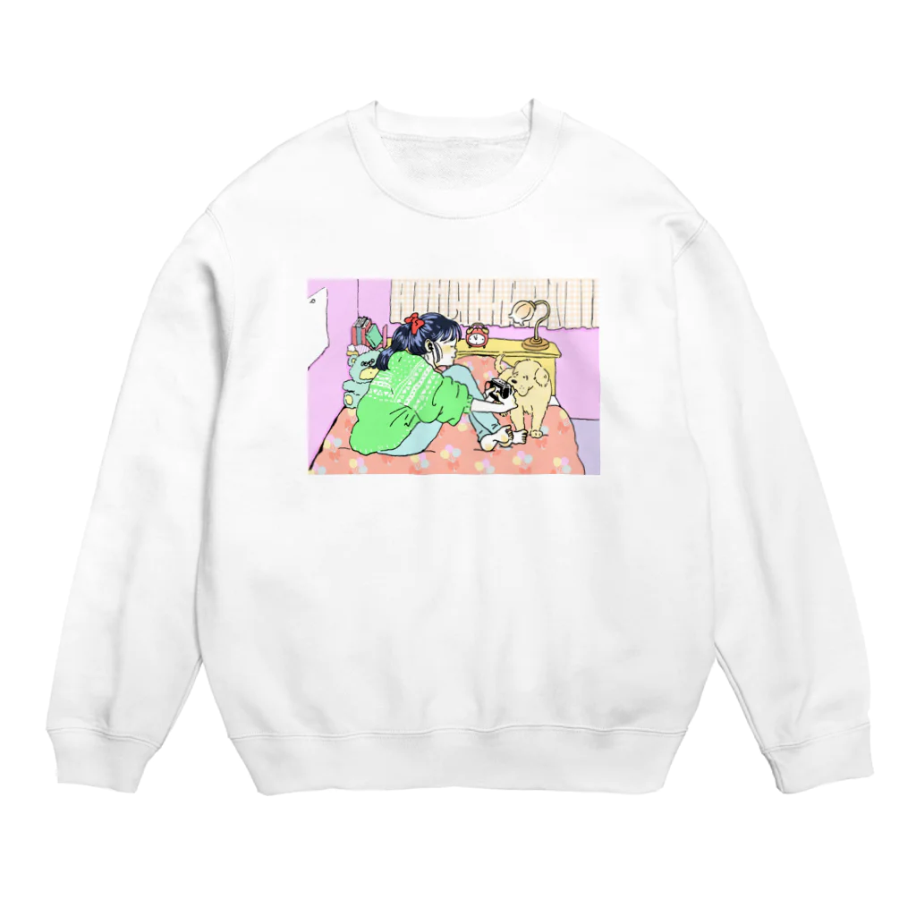 SUZURI de ぺこやの恋するセットリスト Crew Neck Sweatshirt