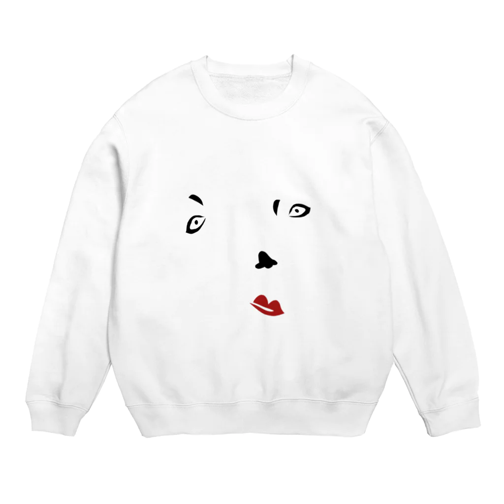 IHYLIの福笑い Crew Neck Sweatshirt