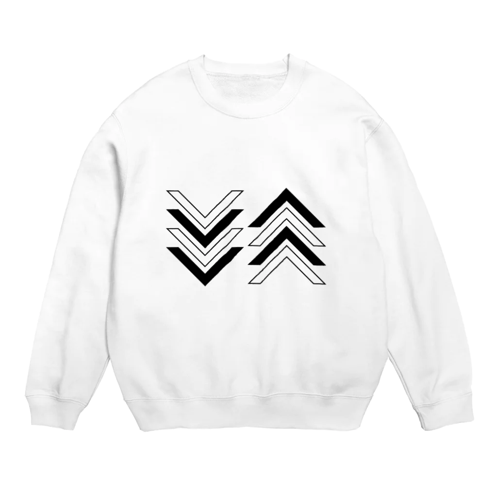 sennoaideaの高低 Crew Neck Sweatshirt