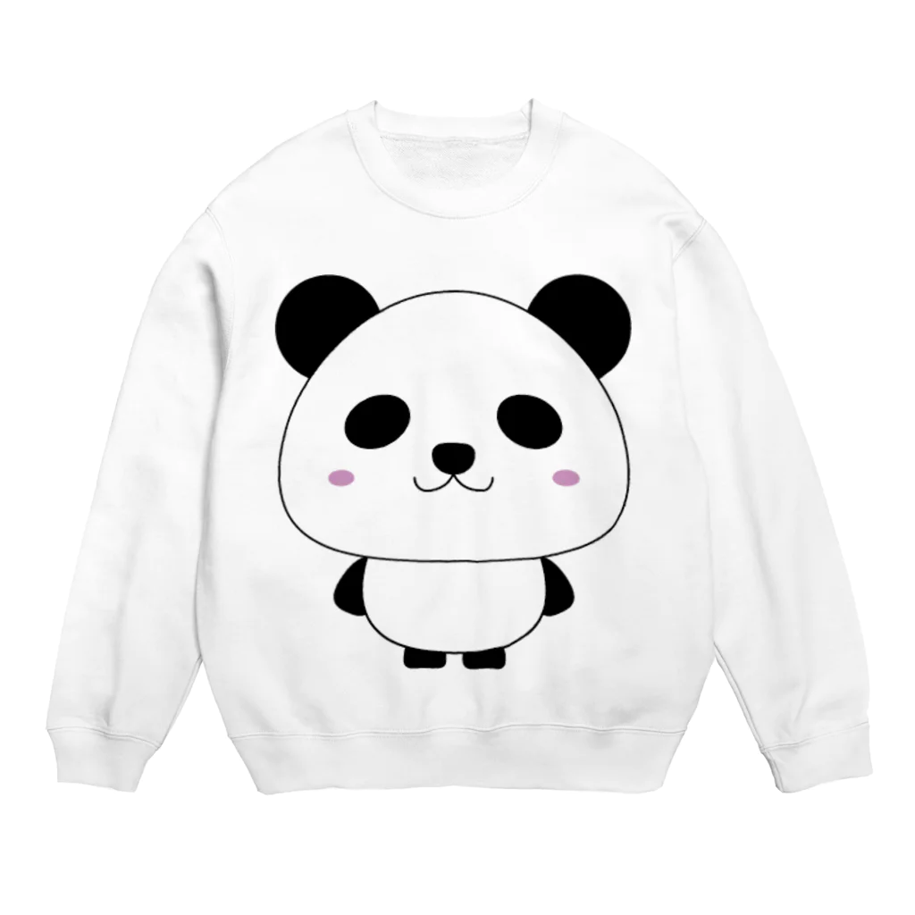 honobono-kongariのほのぼの動物シリーズ(パンダ) Crew Neck Sweatshirt