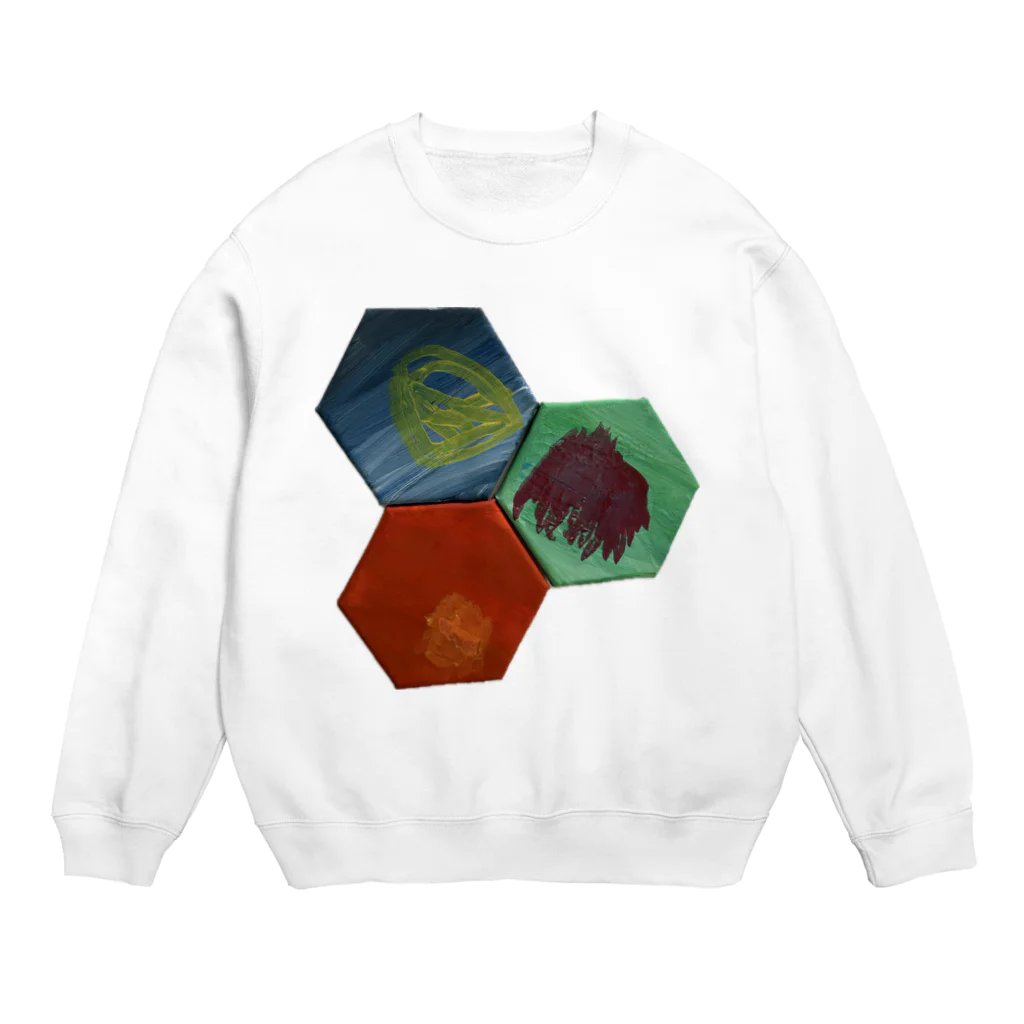 kokorozasuのぽっ Crew Neck Sweatshirt