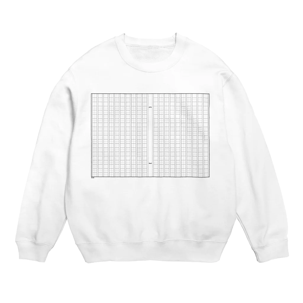 yy_yyの作文用紙 Crew Neck Sweatshirt