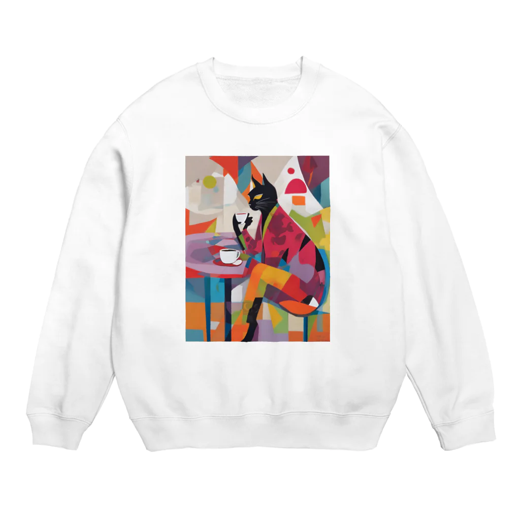 モダン・ミャウのモダン・ミャウ２ Crew Neck Sweatshirt