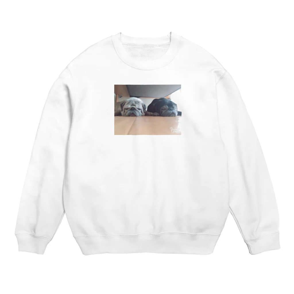 ぱふ屋さんのねむたいぜ♡ Crew Neck Sweatshirt