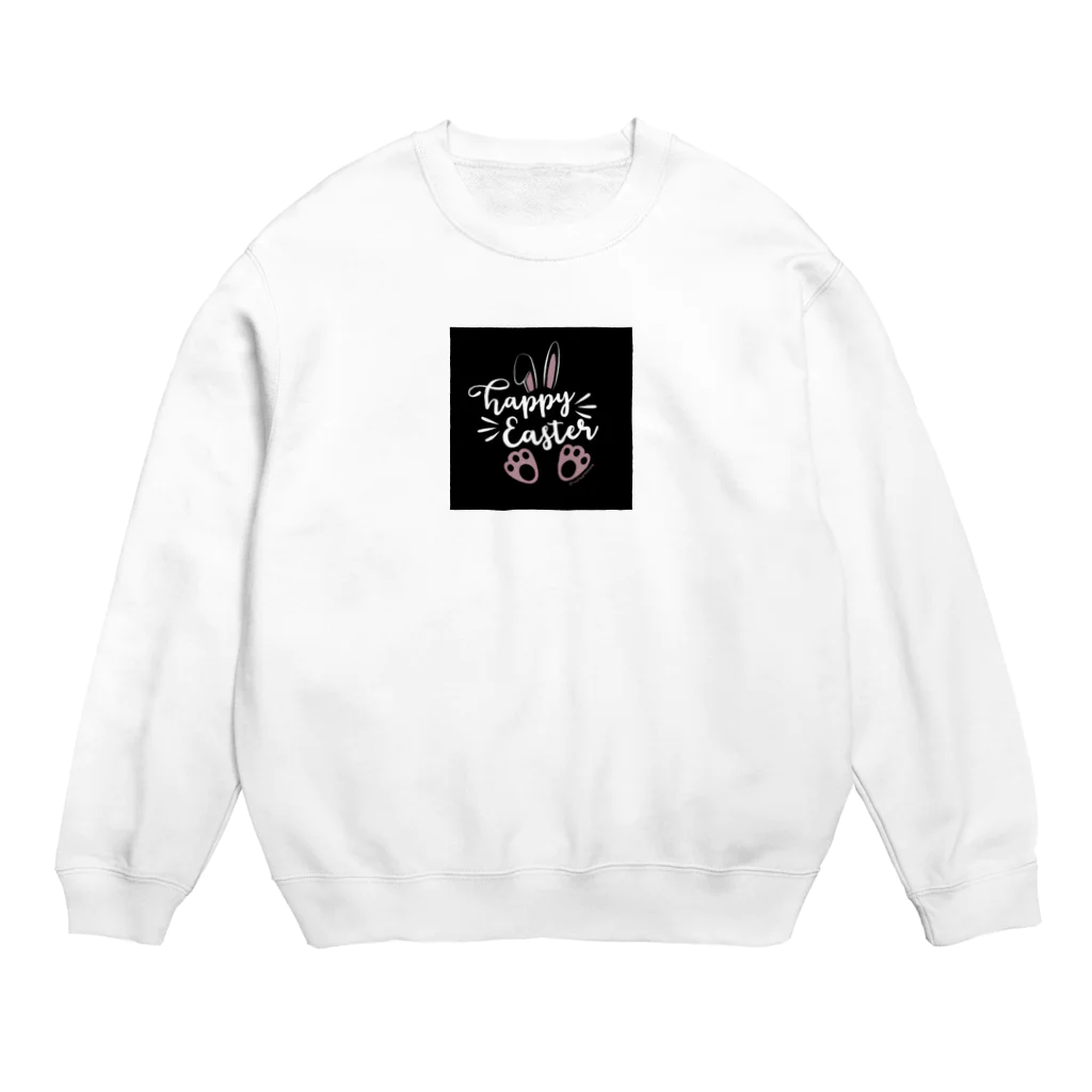 ミロク屋のハッピーウサギ Crew Neck Sweatshirt