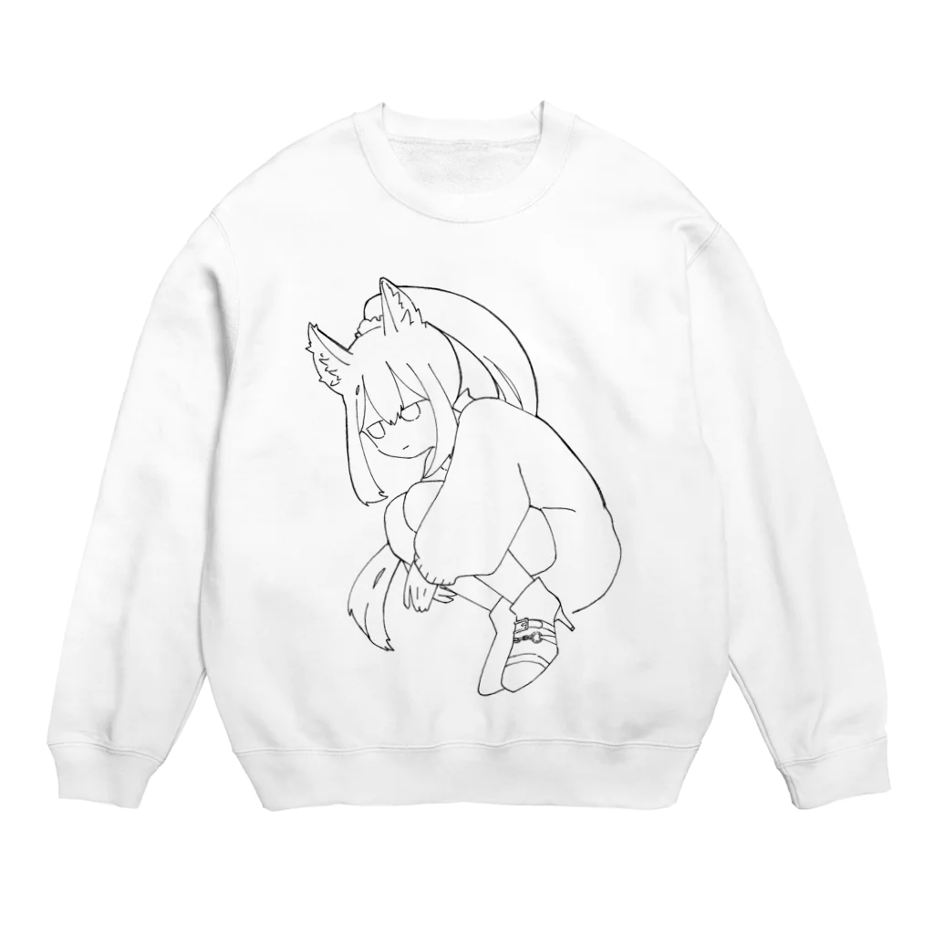 華月-かげつ-グッズ販売所の太陽系デスコー漂う華月-かげつ-シリーズー Crew Neck Sweatshirt