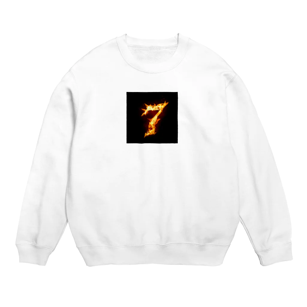 波動のソウルナンバー7 Crew Neck Sweatshirt