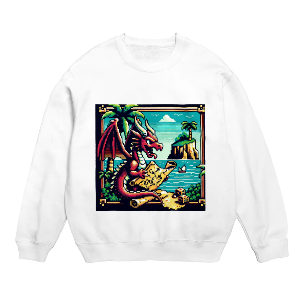 Pixel Questのピクセルクエスト・ドレイコ Crew Neck Sweatshirt