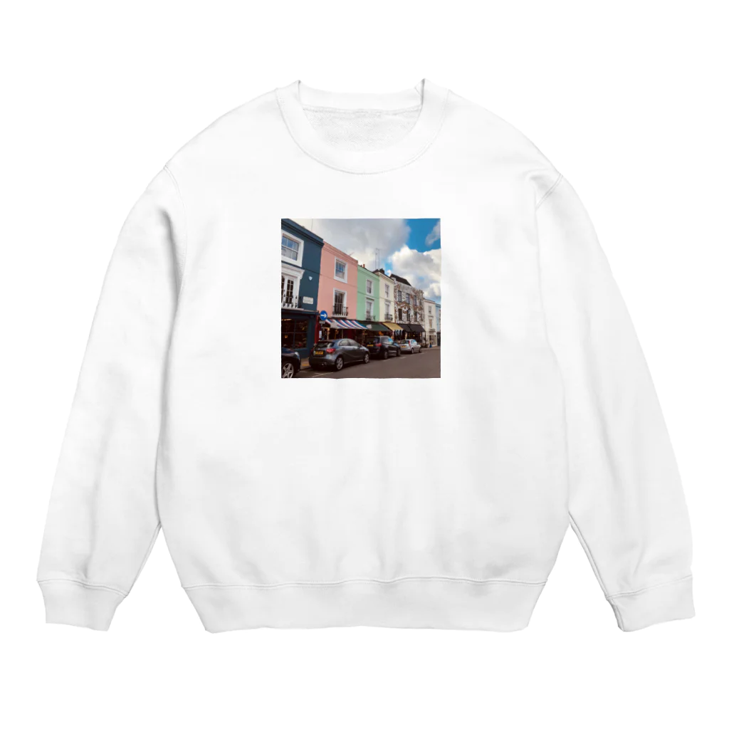 HanaeのNotting Hillの街並み Crew Neck Sweatshirt