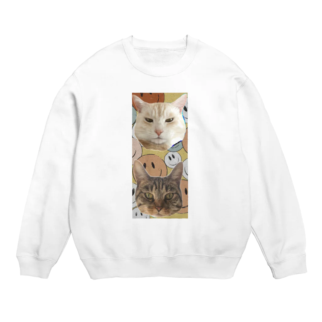 ぽつねこ亭のクラムすグッズPOP Crew Neck Sweatshirt