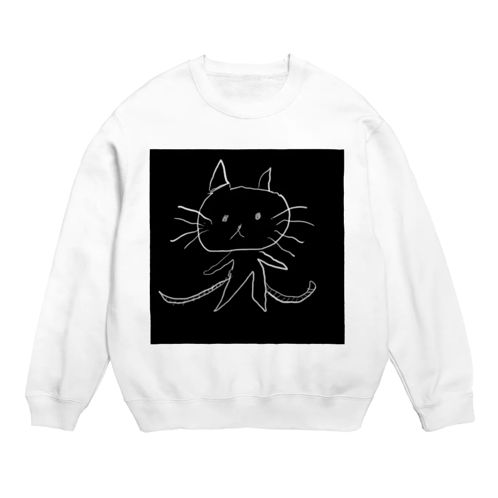 ginaのダブルしっぽネコ Crew Neck Sweatshirt