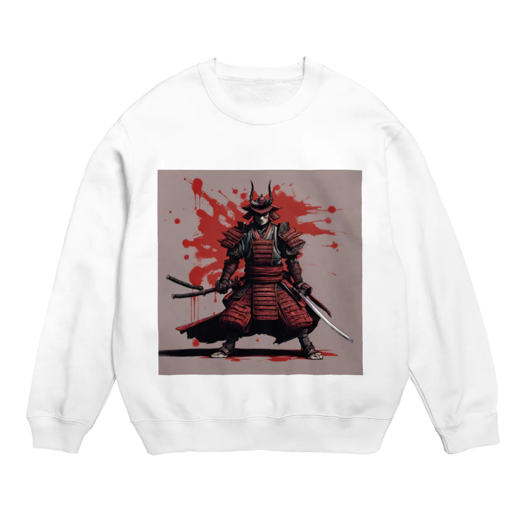 Zamurai【侍-samurai-】アートのZamurai【血気】 Crew Neck Sweatshirt